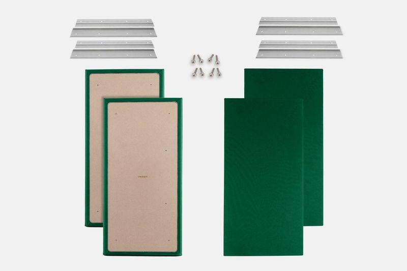 ProSoCoustic WAVERoom Pro Big Panel Booster Kit Includes 4 WAVEPro Big Panels 24x48" 4 Sets of 18" Z-Clips Scuba Forrest
