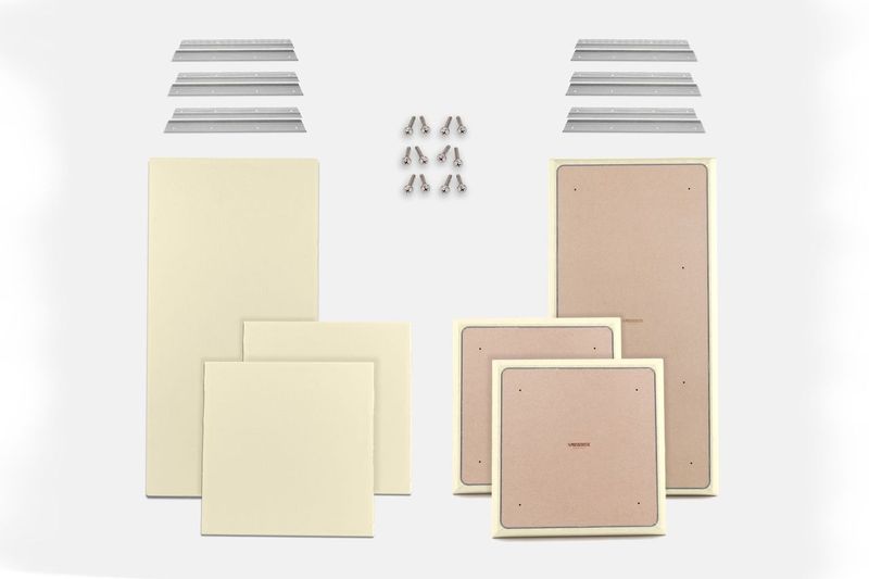 ProSoCoustic WAVERoom Pro Basic Kit Includes 2 WAVEPro Big Panels 24x48" 4 WAVEPro Small Panels 24x24" 6 Sets of 18" Z-Clips Scuba Cameo