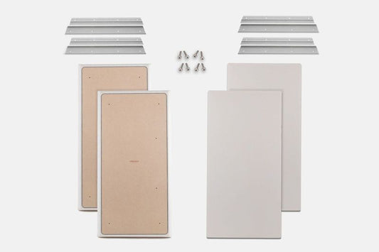ProSoCoustic WAVERoom Pro Big Panel Booster Kit Includes 4 WAVEPro Big Panels 24x48" 4 Sets of 18" Z-Clips Diamond Knit Stone