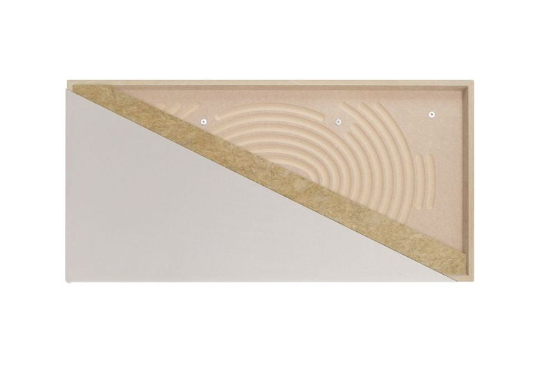 ProSoCoustic WAVERoom Pro Single Big Panel 24x48" Includes 1 Set of 18" Z-Clips Diamond Knit Stone