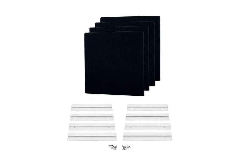 ProSoCoustic WAVERoom Pro Mini 4 Kit Includes 4 WAVEPro Mini Panels 12x12" 4 Sets of 8" Z-Clips Scuba Nu Navy