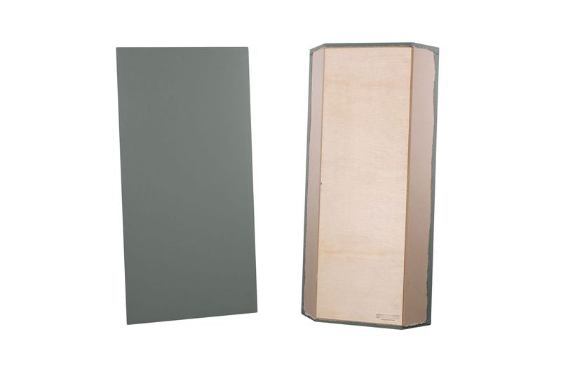 ProSoCoustic Bass Trap Kit Includes 2 Bass Traps 24x48x4" 2 Sets of 2" Z-Clips Scuba Grey