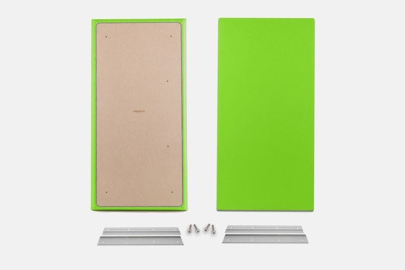 ProSoCoustic WAVERoom Pro Big Panel Pair Includes 2 WAVEPro Big Panels 24x48" 2 Sets of 18" Z-Clips Scuba Lime