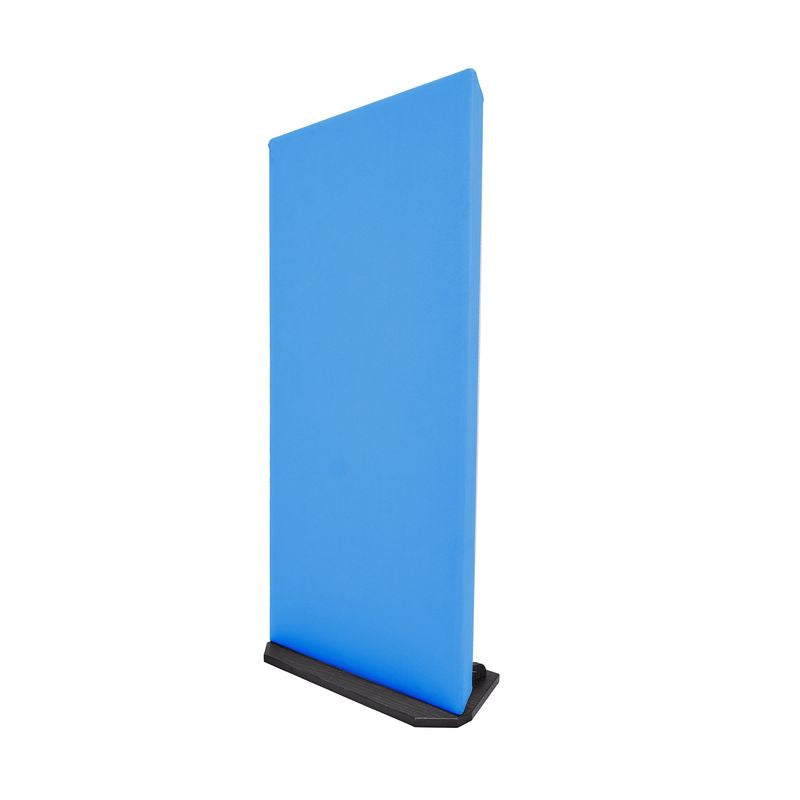 ProSoCoustic WAVERoom Pro 2x4 Gobo Kit - Single 2x4 Panel 24x48” Includes 1 Short Gobo Foot Set Diamond Knit Columbia Blue