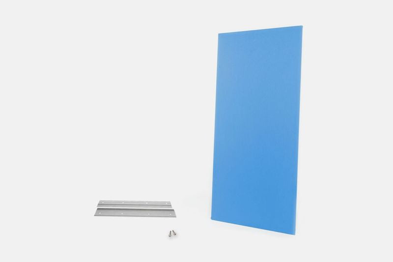 ProSoCoustic WAVERoom Pro Single Big Panel 24x48" Includes 1 Set of 18" Z-Clips Diamond Knit Columbia Blue