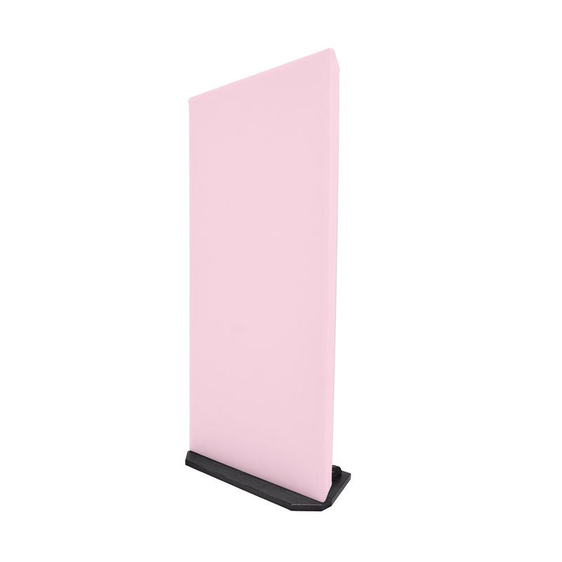 ProSoCoustic WAVERoom Pro 2x4 Gobo Kit - Single 2x4 Panel 24x48” Includes 1 Short Gobo Foot Set Diamond Knit Pink