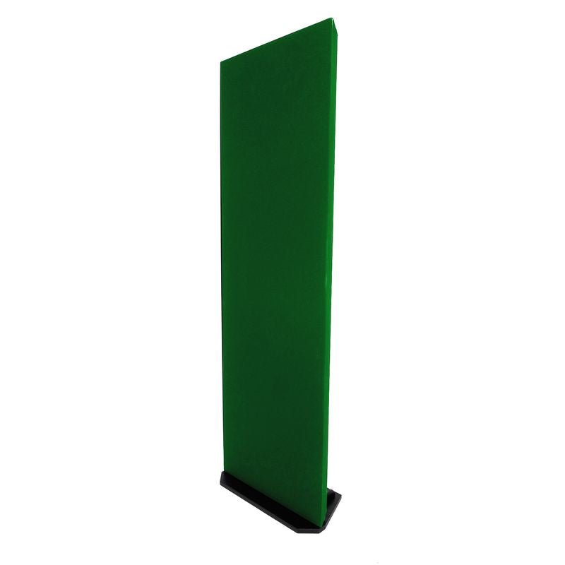 ProSoCoustic WAVERoom Pro 2x6 Gobo Kit - Single 2x6 Panel 24x72” Includes 1 Tall Gobo Foot Set Diamond Knit Kelly