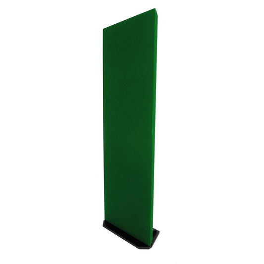 ProSoCoustic WAVERoom Pro 2x6 Gobo Kit - Single 2x6 Panel 24x72” Includes 1 Tall Gobo Foot Set Diamond Knit Kelly