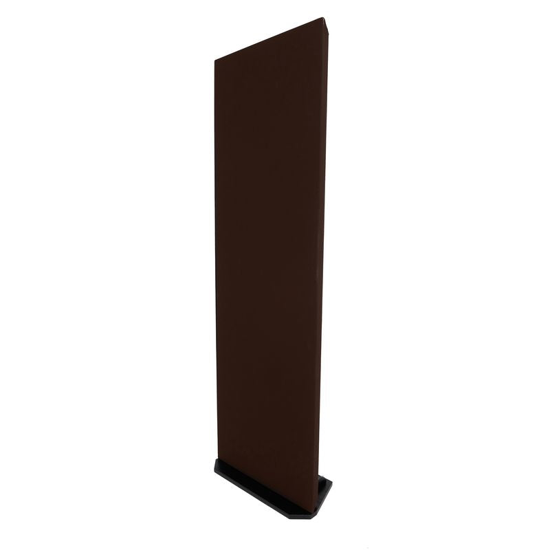 ProSoCoustic WAVERoom Pro 2x6 Gobo Kit - Single 2x6 Panel 24x72” Includes 1 Tall Gobo Foot Set Diamond Knit Brown