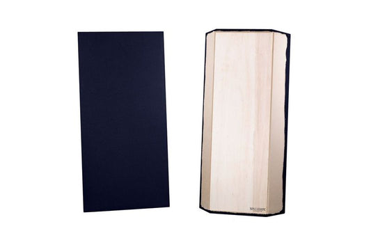 ProSoCoustic Bass Trap Kit Includes 2 Bass Traps 24x48x4" 2 Sets of 2" Z-Clips Diamond Knit Navy