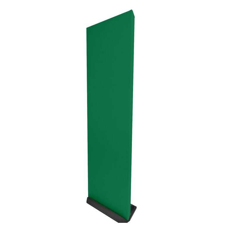 ProSoCoustic WAVERoom Pro 2x6 Gobo Kit - Single 2x6 Panel 24x72” Includes 1 Tall Gobo Foot Set Scuba Flag Green