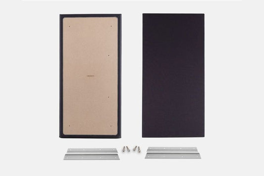 ProSoCoustic WAVERoom Pro Big Panel Pair Includes 2 WAVEPro Big Panels 24x48" 2 Sets of 18" Z-Clips Diamond Knit Black