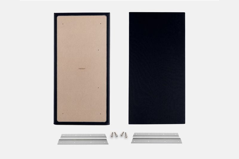 ProSoCoustic WAVERoom Pro Big Panel Pair Includes 2 WAVEPro Big Panels 24x48" 2 Sets of 18" Z-Clips Diamond Knit Dark Navy
