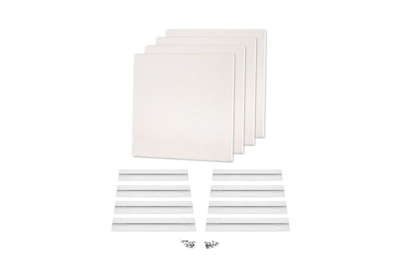 ProSoCoustic WAVERoom Pro Mini 4 Kit Includes 4 WAVEPro Mini Panels 12x12" 4 Sets of 8" Z-Clips Diamond Knit Stone