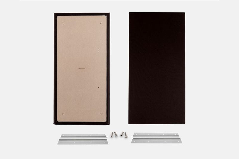 ProSoCoustic WAVERoom Pro Big Panel Pair Includes 2 WAVEPro Big Panels 24x48" 2 Sets of 18" Z-Clips Scuba Chocolate