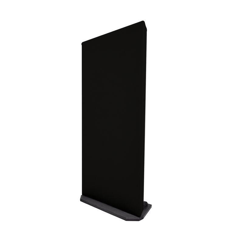 ProSoCoustic WAVERoom Pro 2x4 Gobo Kit - Single 2x4 Panel 24x48” Includes 1 Short Gobo Foot Set Diamond Knit Black