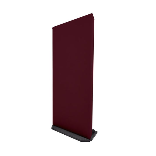ProSoCoustic WAVERoom Pro 2x4 Gobo Kit - Single 2x4 Panel 24x48” Includes 1 Short Gobo Foot Set Diamond Knit Maroon