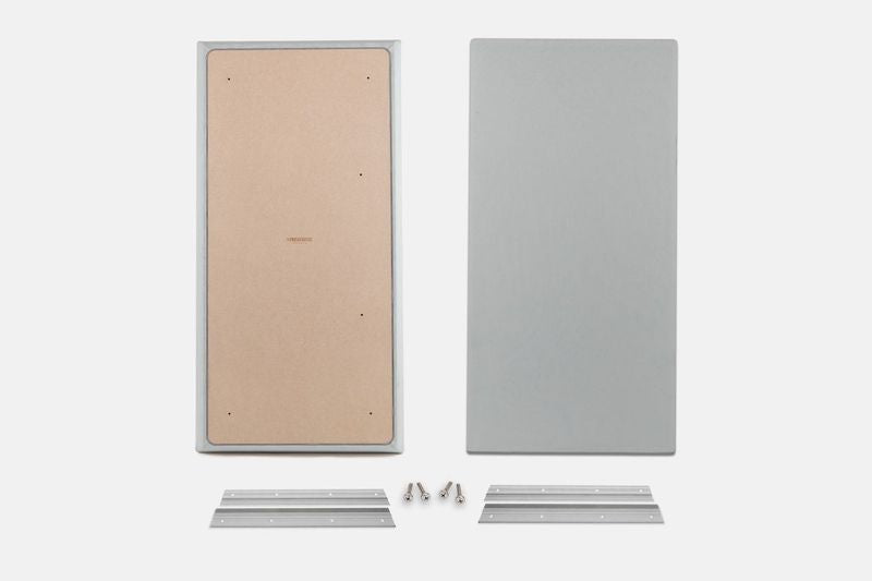 ProSoCoustic WAVERoom Pro Big Panel Pair Includes 2 WAVEPro Big Panels 24x48" 2 Sets of 18" Z-Clips Diamond Knit Gray