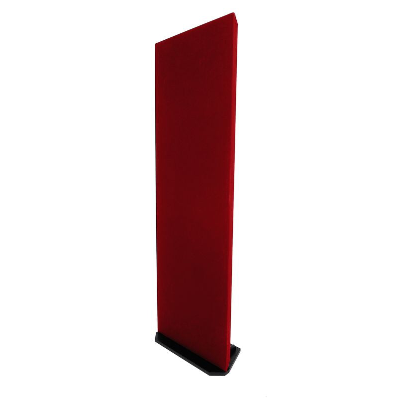 ProSoCoustic WAVERoom Pro 2x6 Gobo Kit - Single 2x6 Panel 24x72” Includes 1 Tall Gobo Foot Set Diamond Knit Cardinal