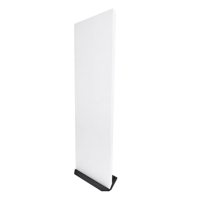 ProSoCoustic WAVERoom Pro 2x6 Gobo Kit - Single 2x6 Panel 24x72” Includes 1 Tall Gobo Foot Set Diamond Knit White