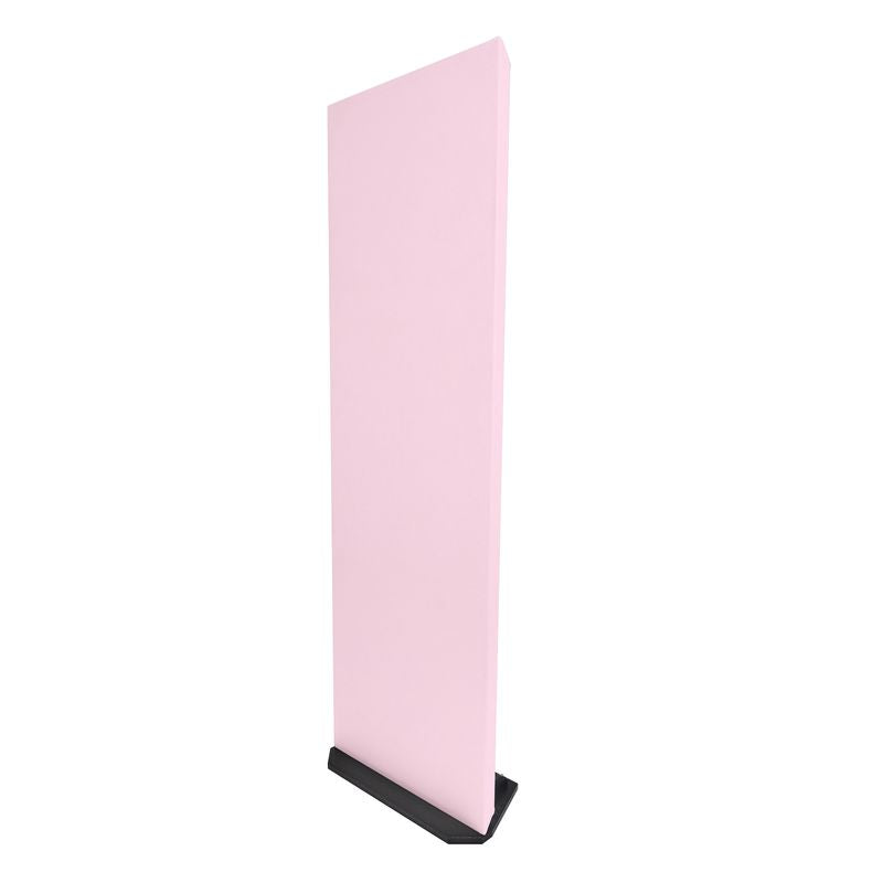 ProSoCoustic WAVERoom Pro 2x6 Gobo Kit - Single 2x6 Panel 24x72” Includes 1 Tall Gobo Foot Set Diamond Knit Pink