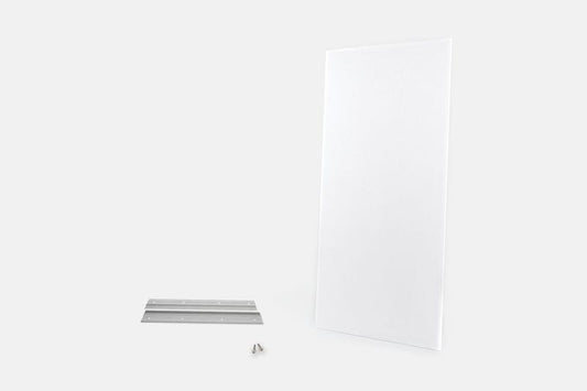 ProSoCoustic WAVERoom Pro Single Big Panel 24x48" Includes 1 Set of 18" Z-Clips Diamond Knit White