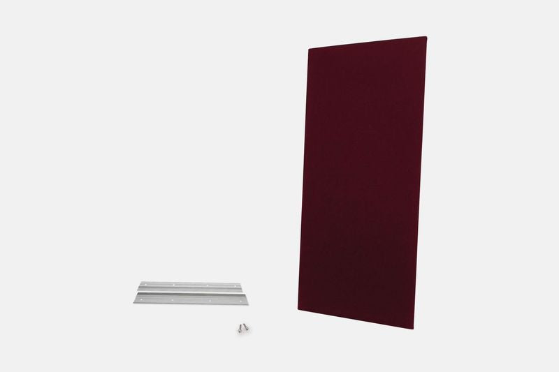 ProSoCoustic WAVERoom Pro Single Big Panel 24x48" Includes 1 Set of 18" Z-Clips Diamond Knit Maroon