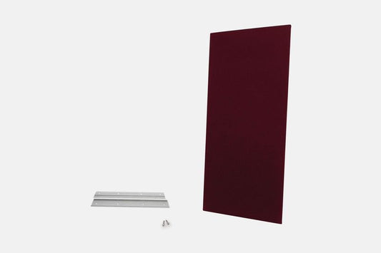 ProSoCoustic WAVERoom Pro Single Big Panel 24x48" Includes 1 Set of 18" Z-Clips Diamond Knit Maroon