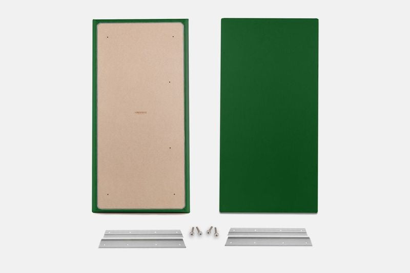 ProSoCoustic WAVERoom Pro Big Panel Pair Includes 2 WAVEPro Big Panels 24x48" 2 Sets of 18" Z-Clips Diamond Knit Kelly