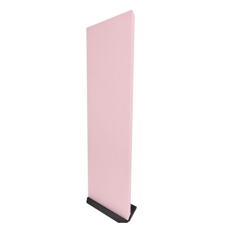 ProSoCoustic WAVERoom Pro 2x6 Gobo Kit - Single 2x6 Panel 24x72” Includes 1 Tall Gobo Foot Set Scuba Pink