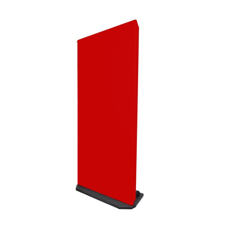 ProSoCoustic WAVERoom Pro 2x4 Gobo Kit - Single 2x4 Panel 24x48” Includes 1 Short Gobo Foot Set Diamond Knit Red