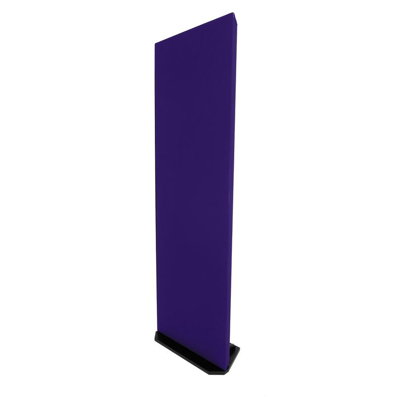 ProSoCoustic WAVERoom Pro 2x6 Gobo Kit - Single 2x6 Panel 24x72” Includes 1 Tall Gobo Foot Set Diamond Knit Purple