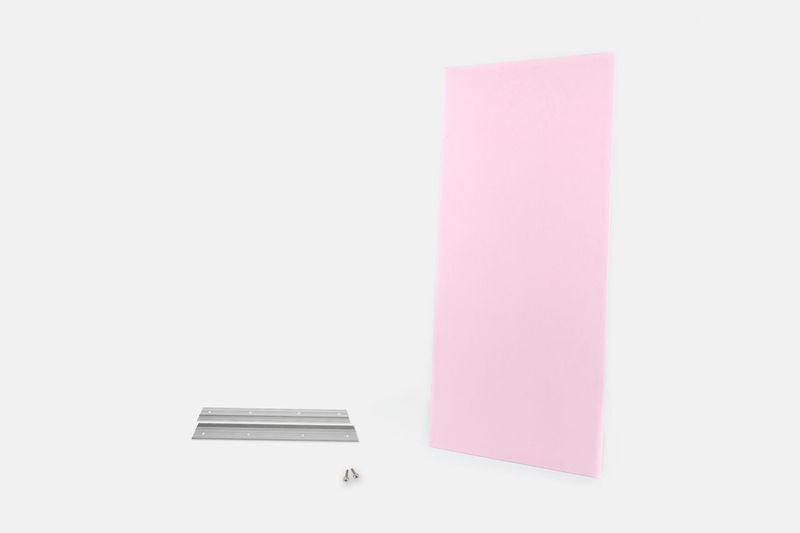 ProSoCoustic WAVERoom Pro Single Big Panel 24x48" Includes 1 Set of 18" Z-Clips Diamond Knit Pink